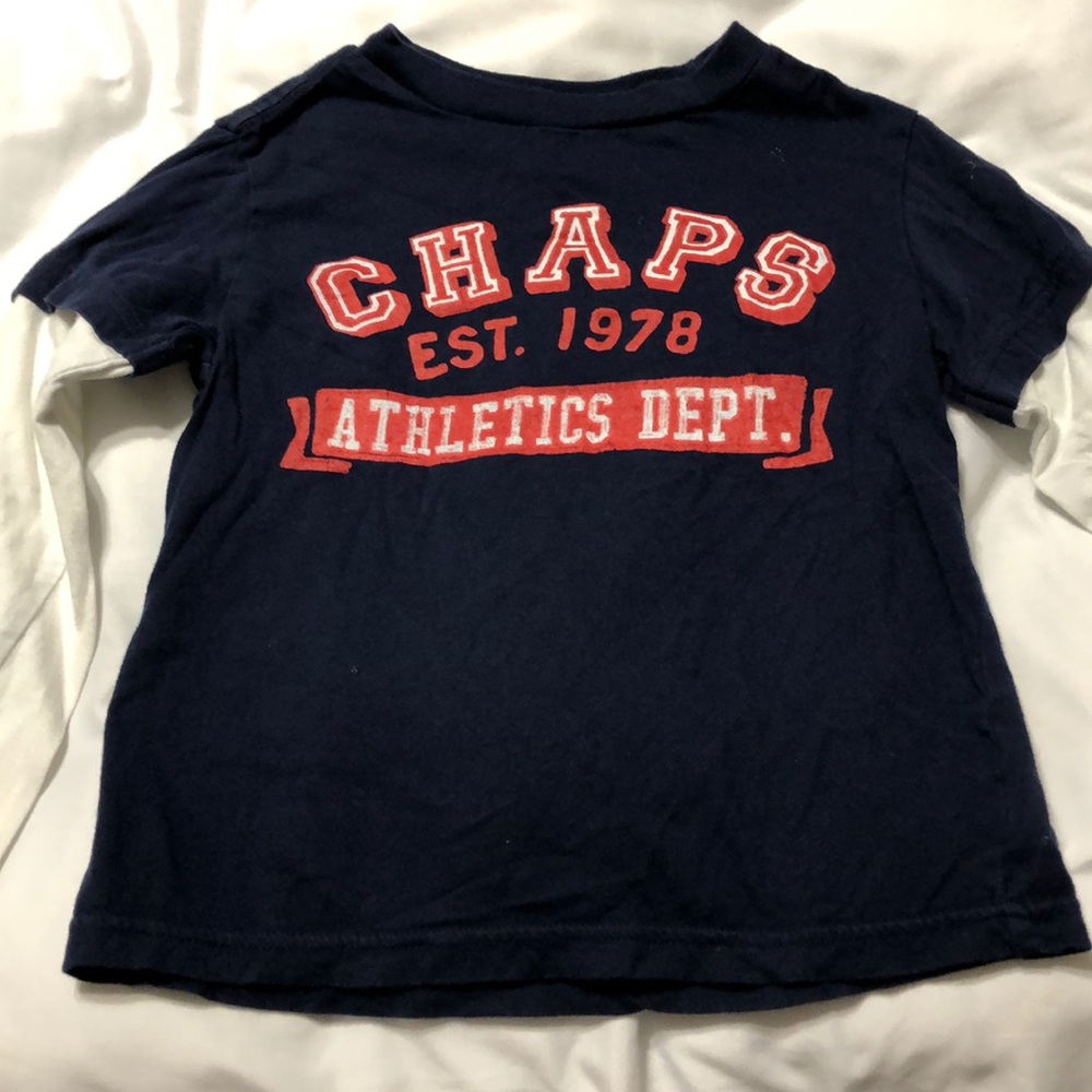 ⭐️Boys Chaps Long Sleeve T Shirt - Size 4